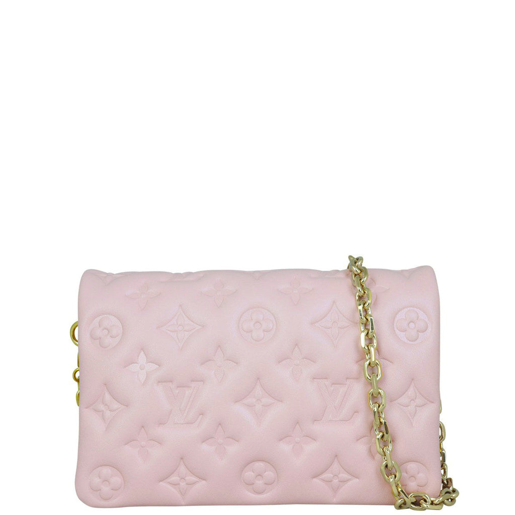 Louis Vuitton Pochette Coussin Monogram Embossed Lambskin
