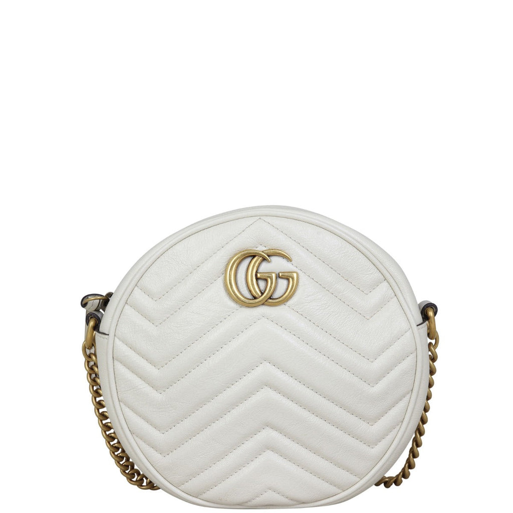 Gucci GG Marmont Round Chain Shoulder Bag