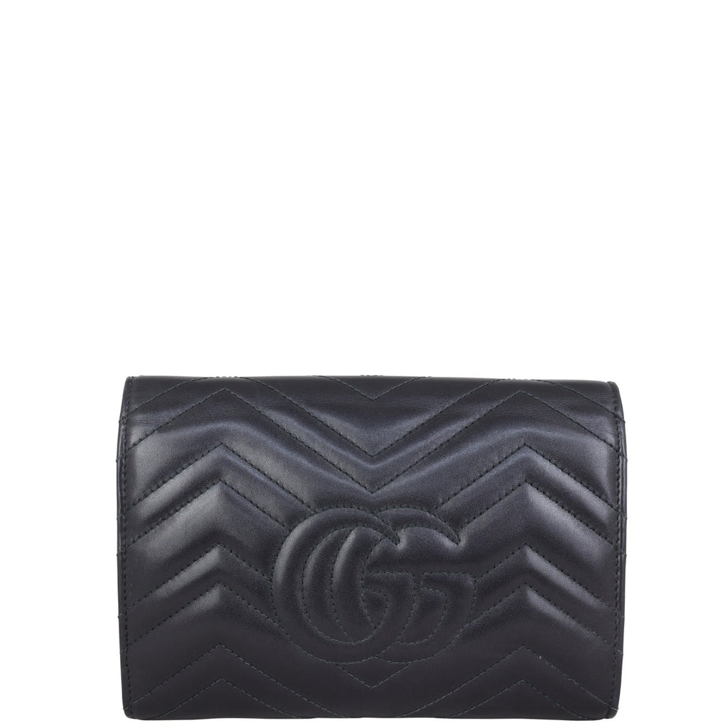 Gucci GG Marmont Matelasse Chain Wallet