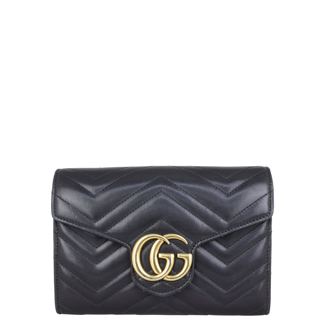 Gucci GG Marmont Matelasse Chain Wallet