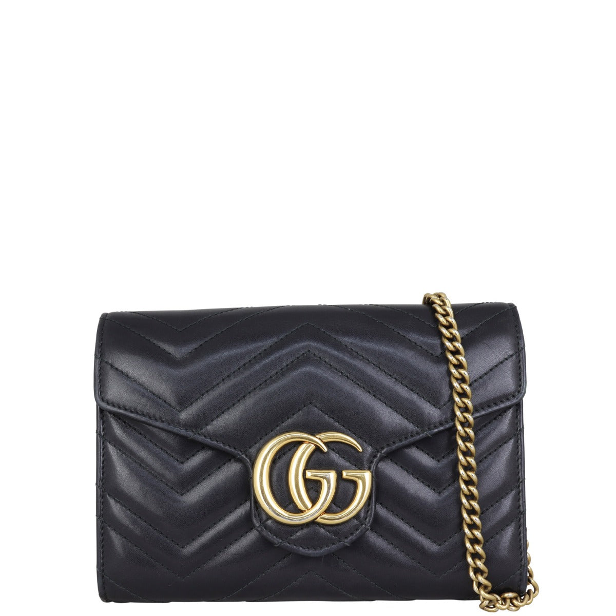 Gucci GG Marmont Matelasse Chain Wallet