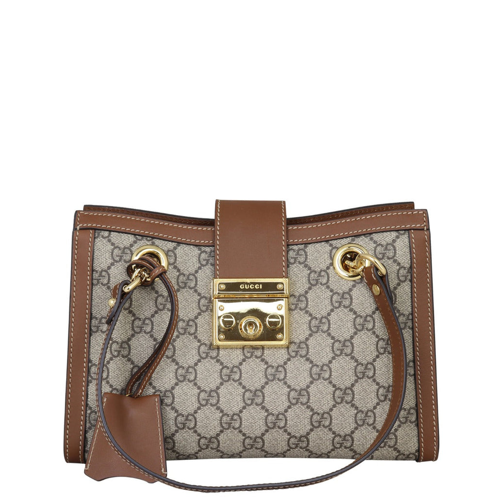 Gucci GG Supreme Small Padlock Tote