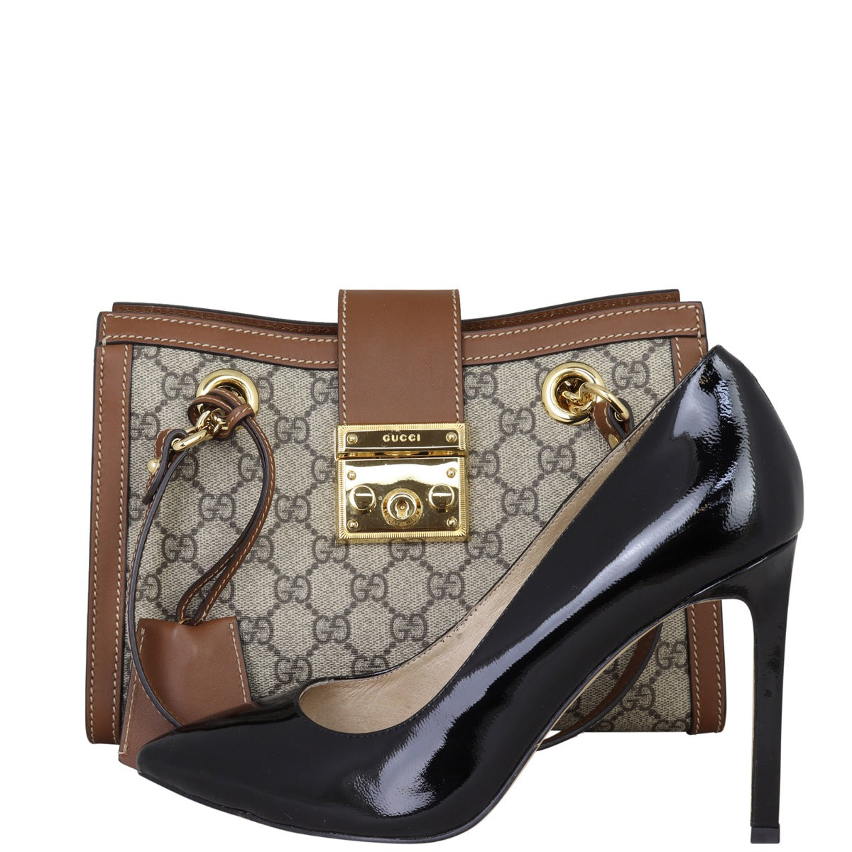 Gucci GG Supreme Small Padlock Tote