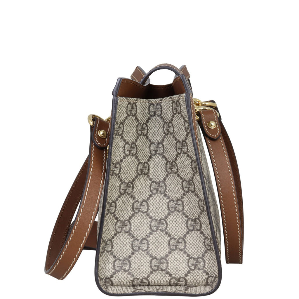 Gucci GG Supreme Small Padlock Tote