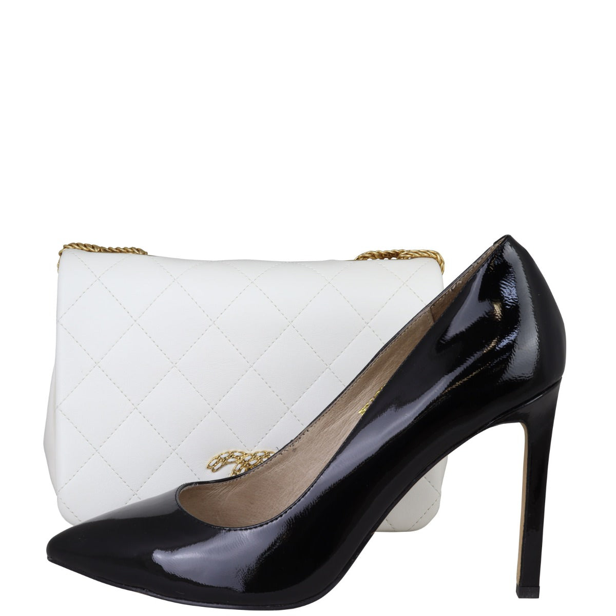 Chanel Looping Chain Flap Bag | White