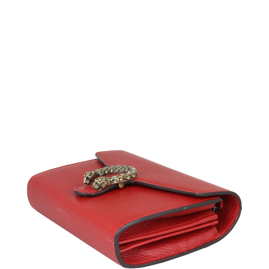 Gucci Dionysus Mini Leather Chain Wallet