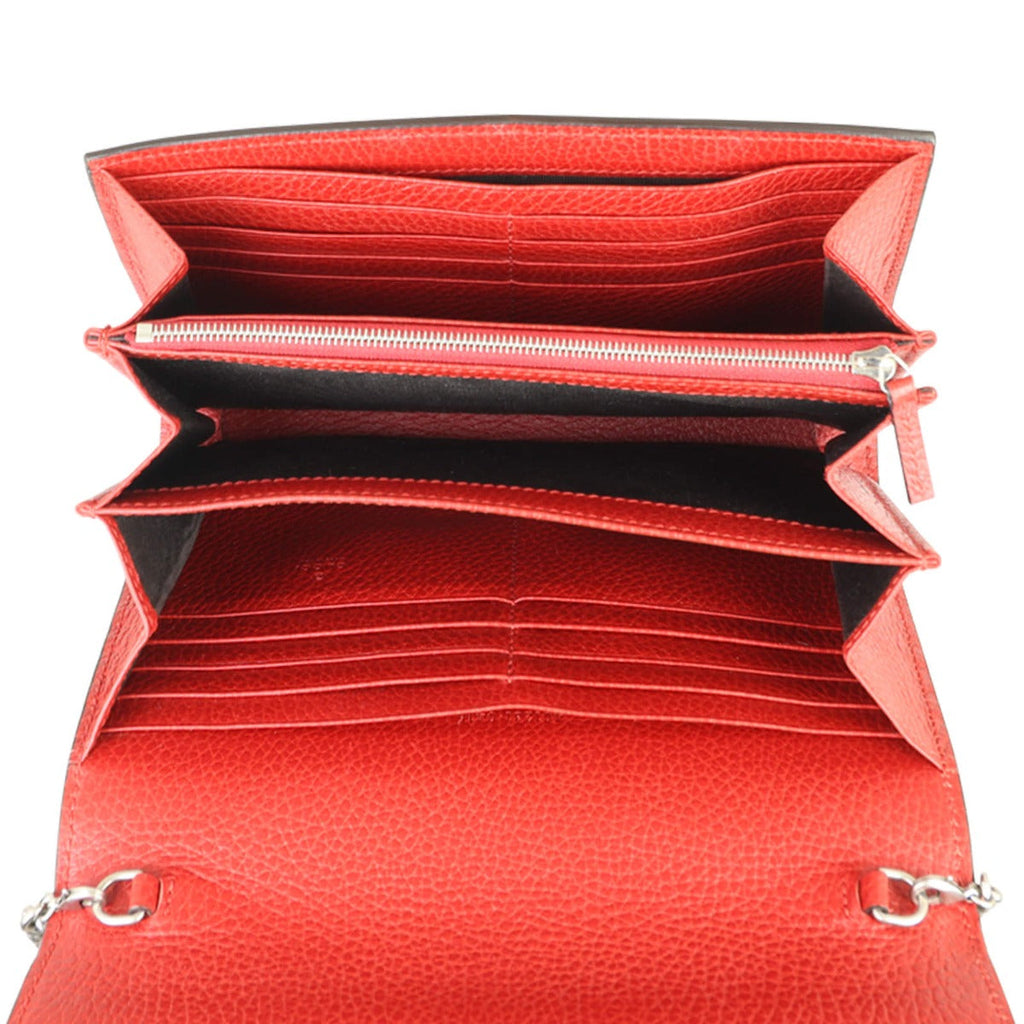 Gucci Dionysus Mini Leather Chain Wallet
