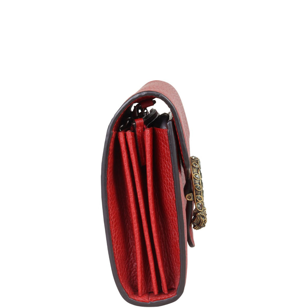Gucci Dionysus Mini Leather Chain Wallet