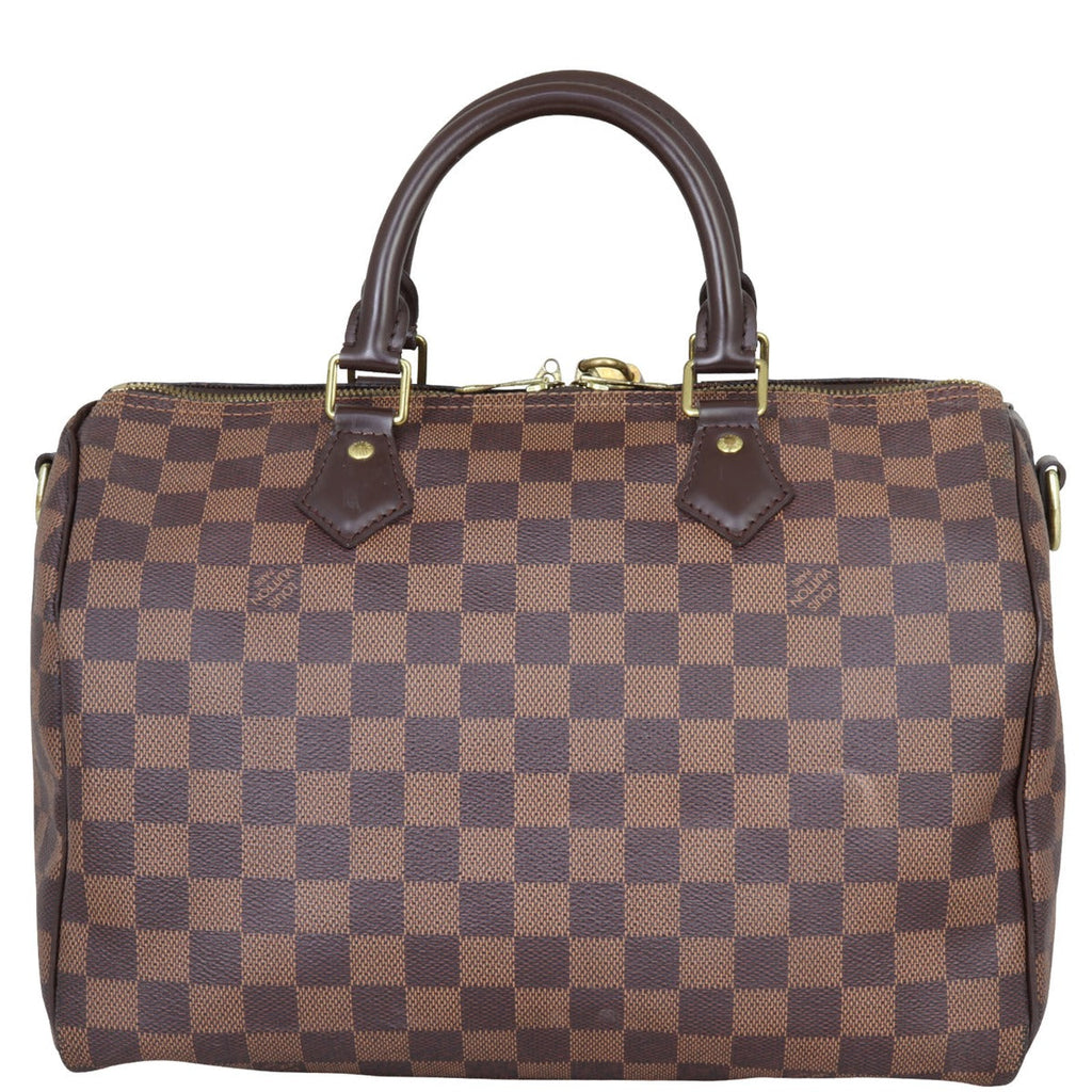 Louis Vuitton Speedy 30 Bandouliere Damier Ebene