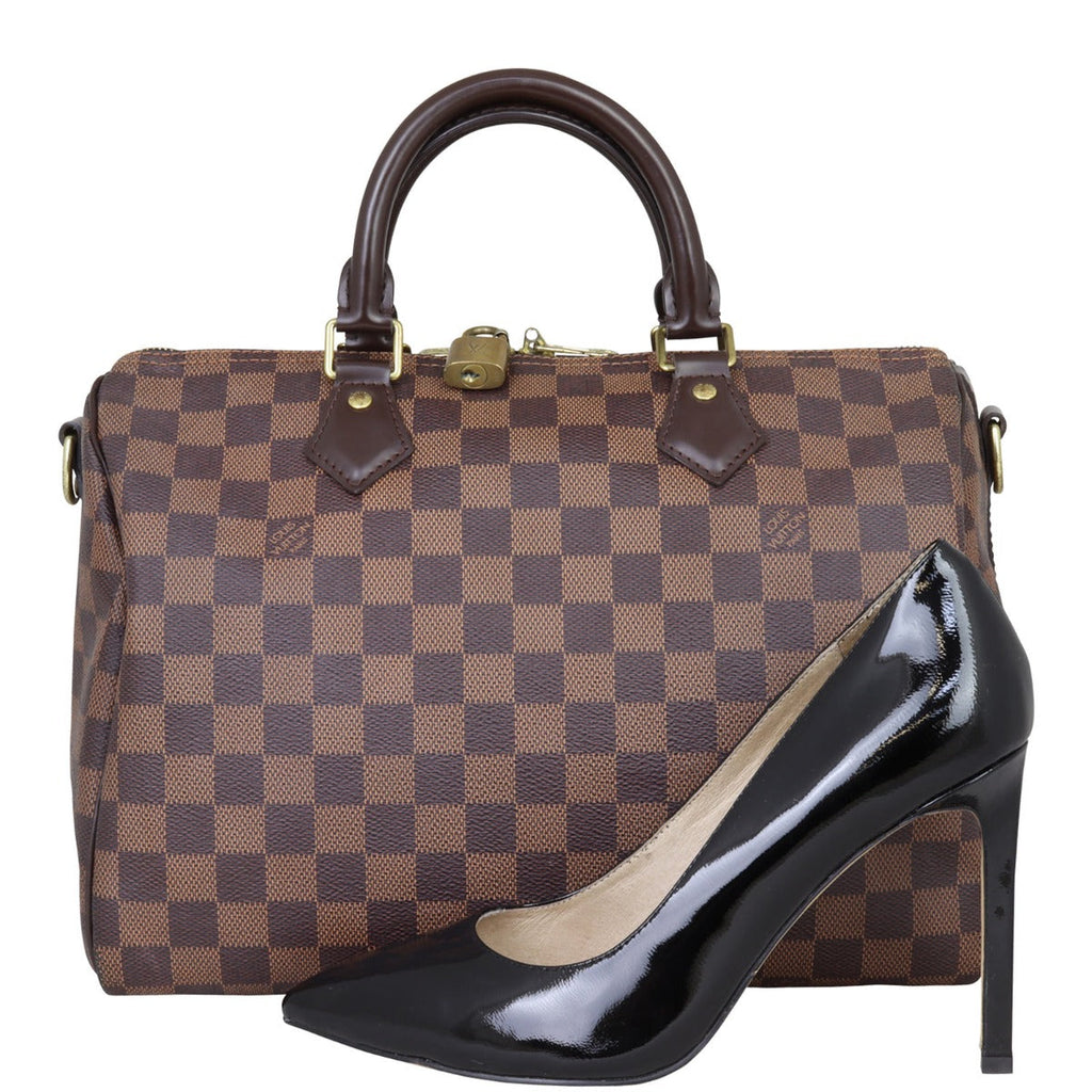 Louis Vuitton Speedy 30 Bandouliere Damier Ebene