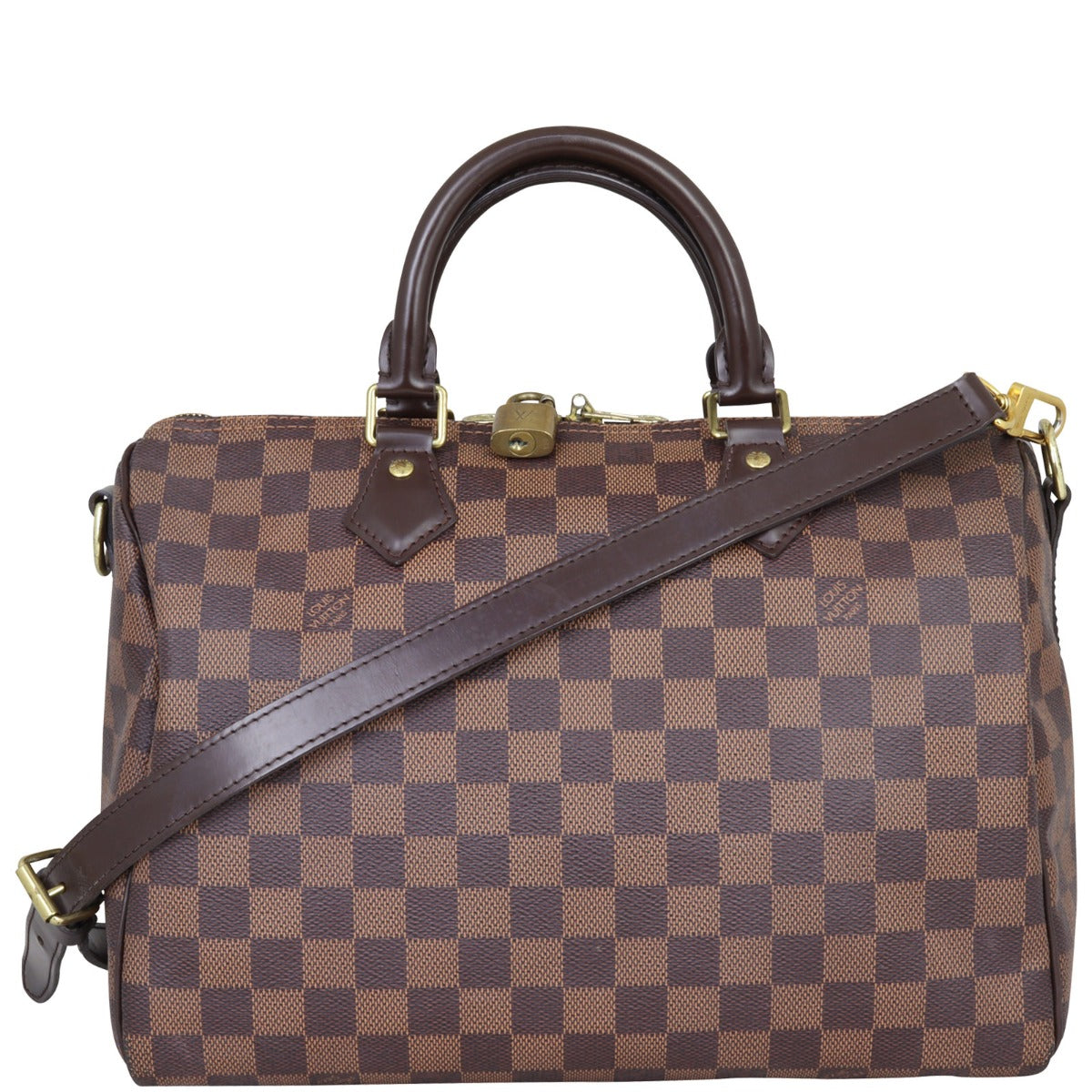Louis Vuitton Speedy 30 Bandouliere Damier Ebene