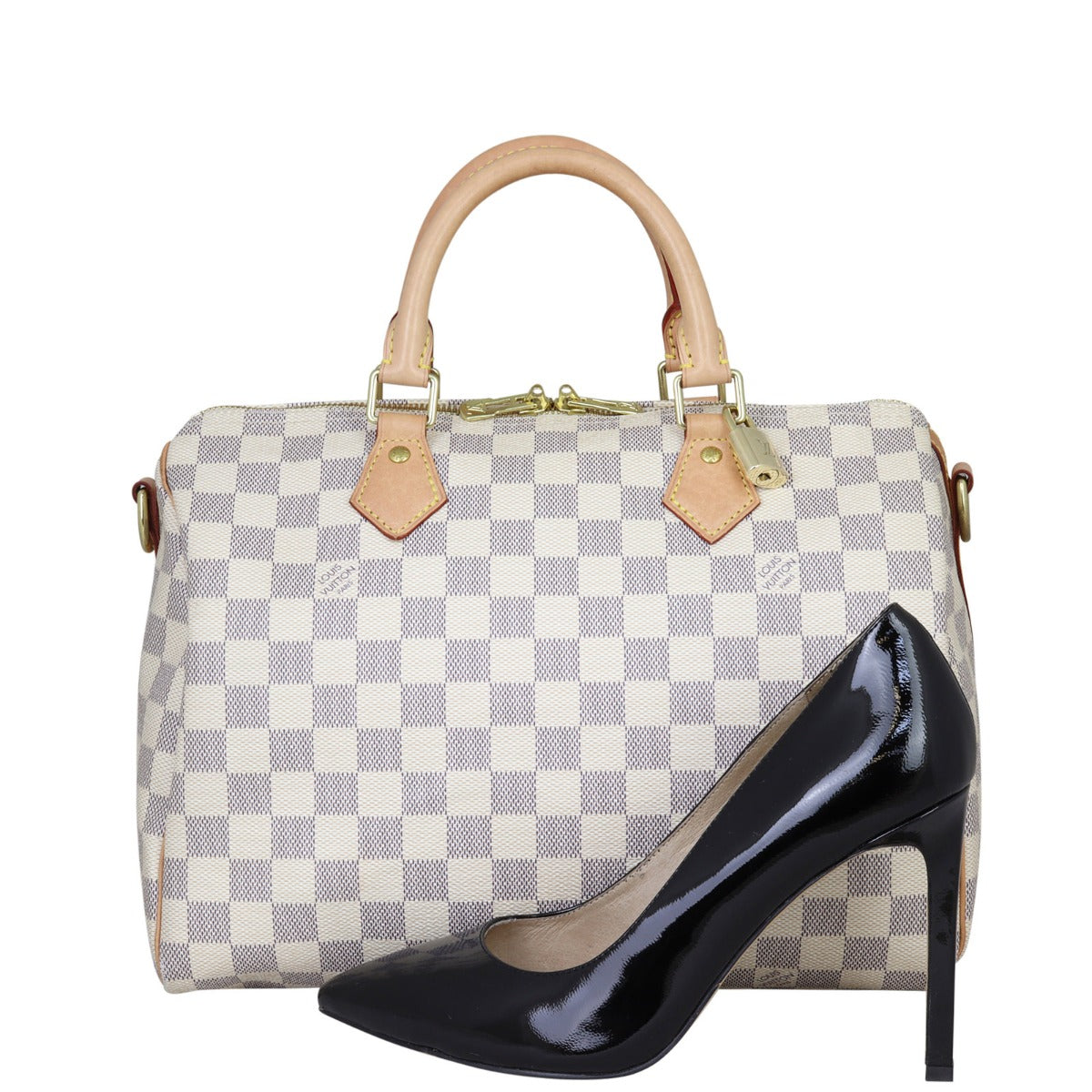 Louis Vuitton Speedy 30 Bandouliere Damier Azur
