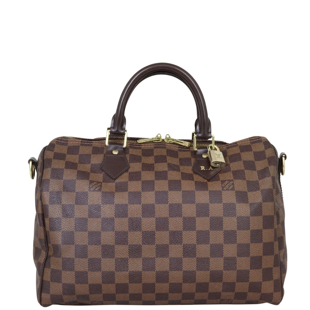 Louis Vuitton Speedy 30 Bandouliere Damier Ebene