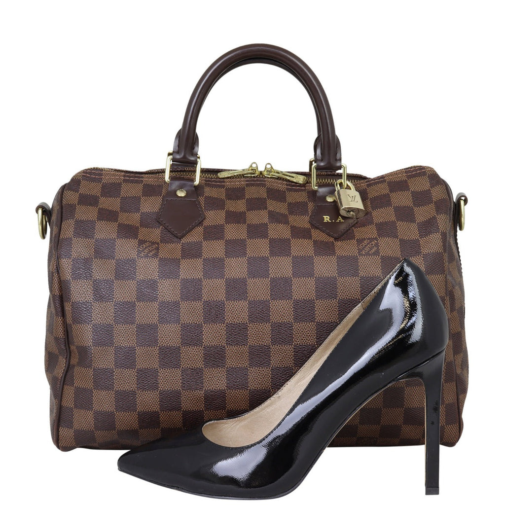 Louis Vuitton Speedy 30 Bandouliere Damier Ebene