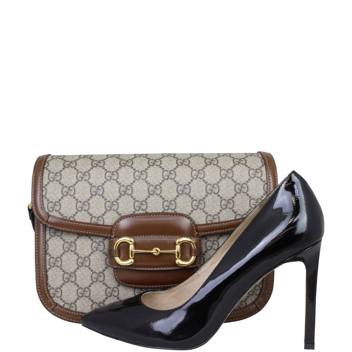 Gucci GG Supreme Horsebit 1955 Shoulder Bag