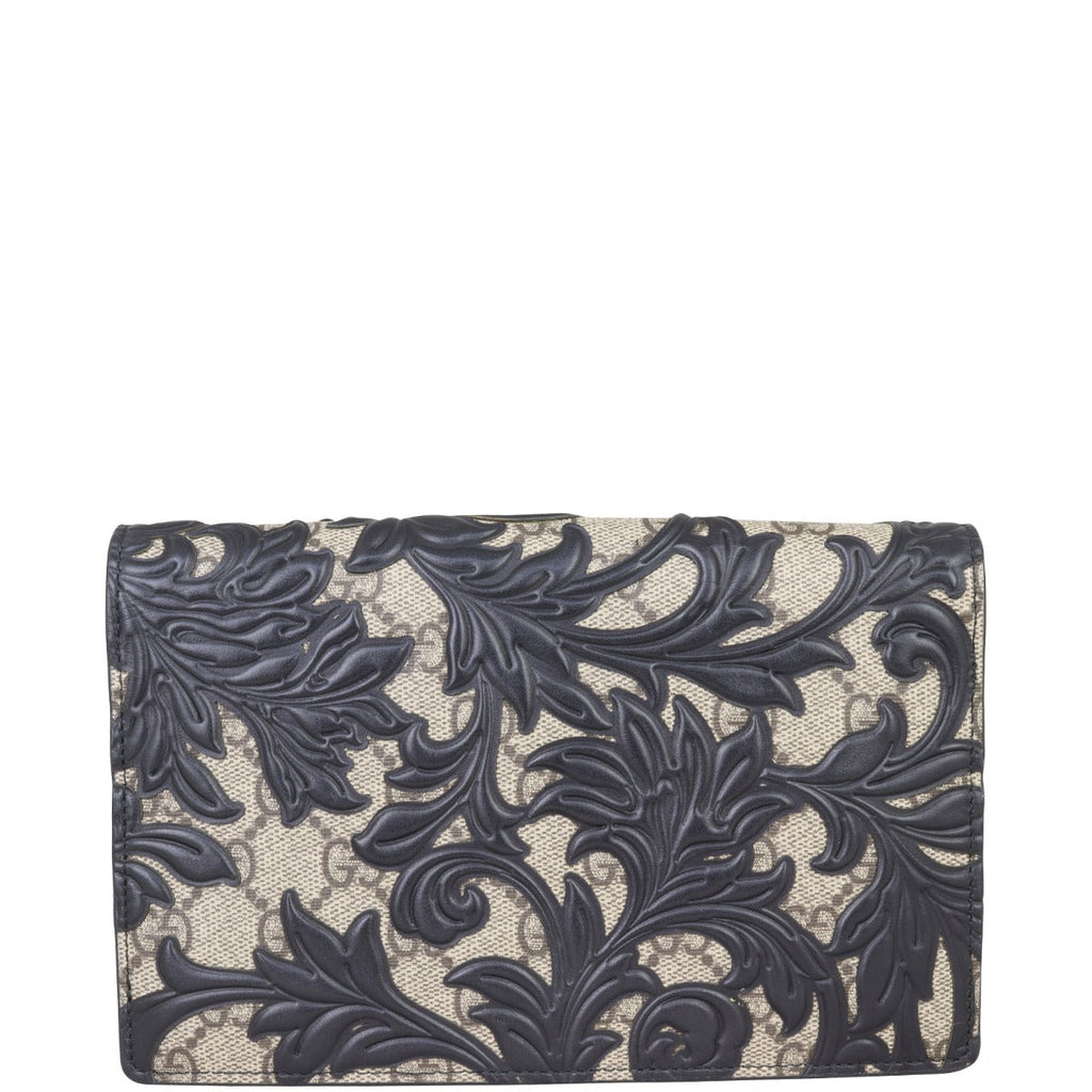 Gucci GG Supreme Arabesque Wallet on Chain