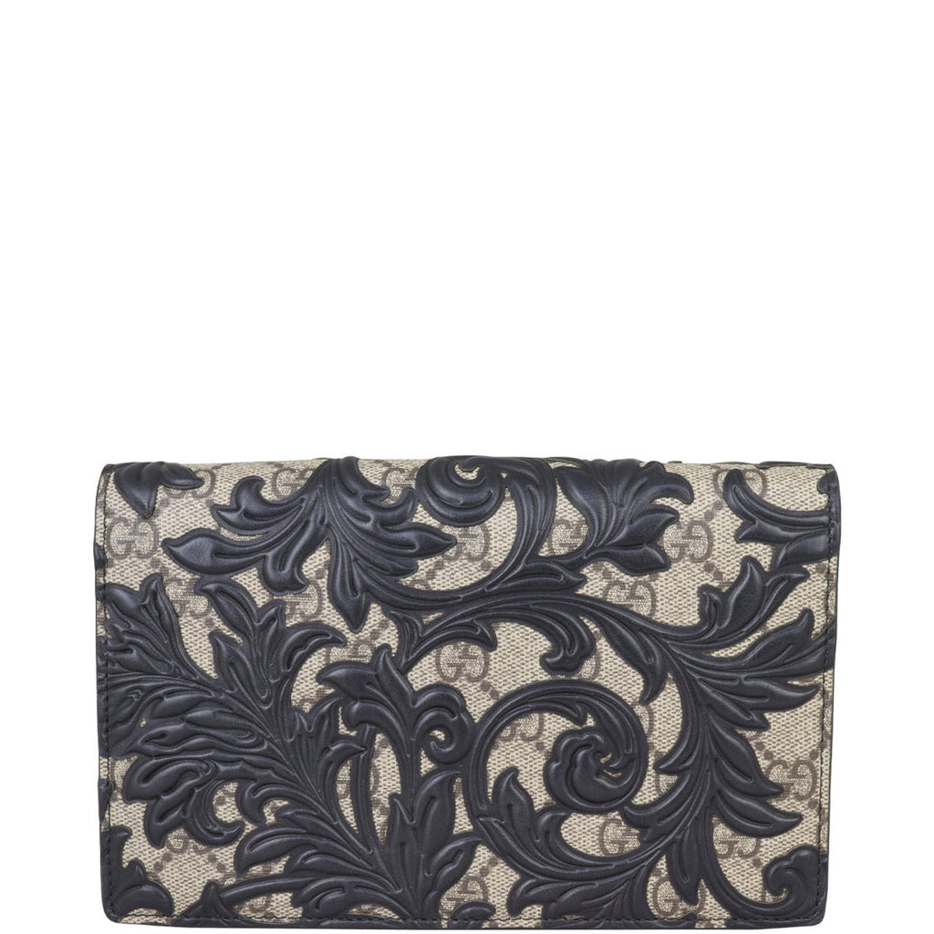Gucci GG Supreme Arabesque Wallet on Chain
