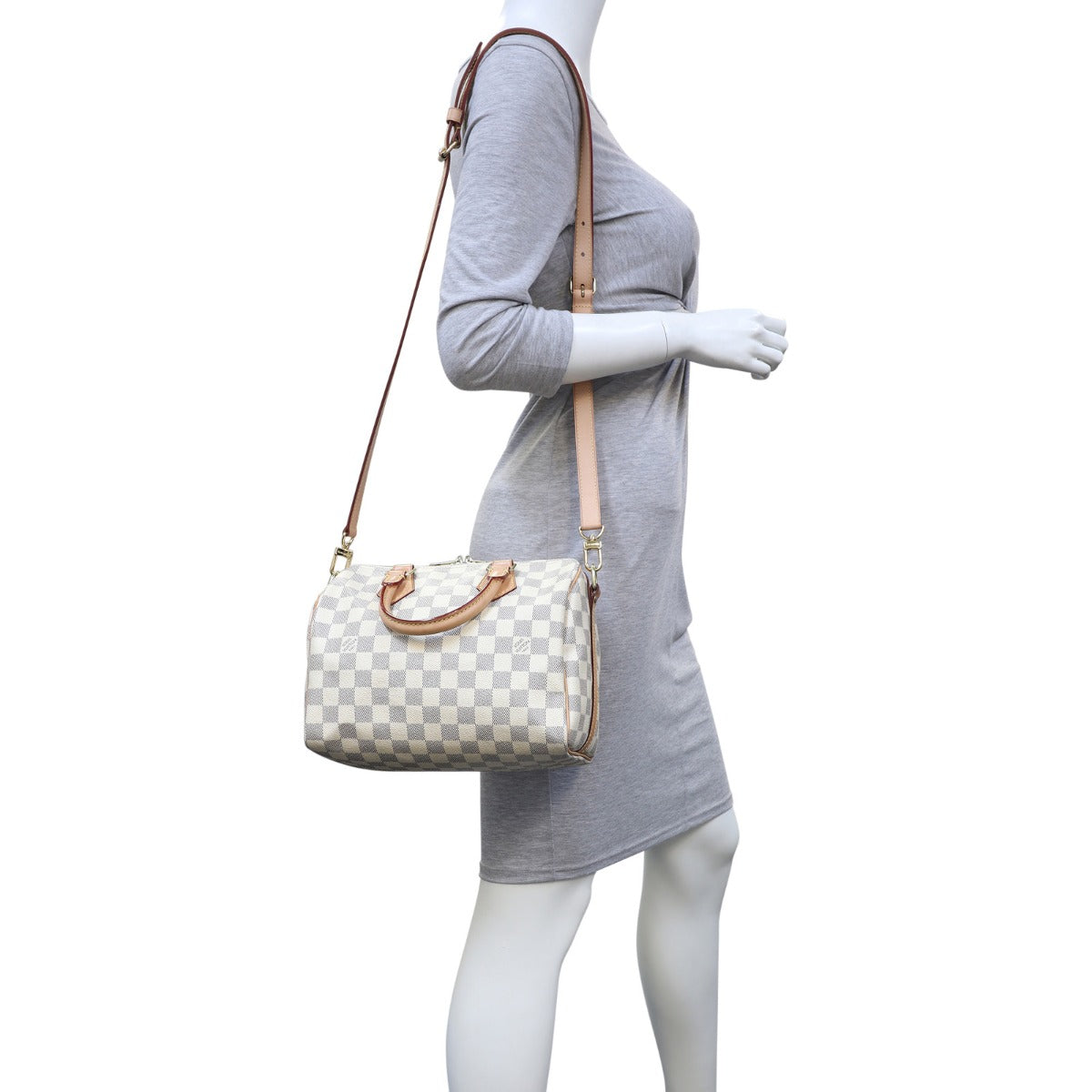 Louis Vuitton Speedy 25 Bandouliere Damier Azur