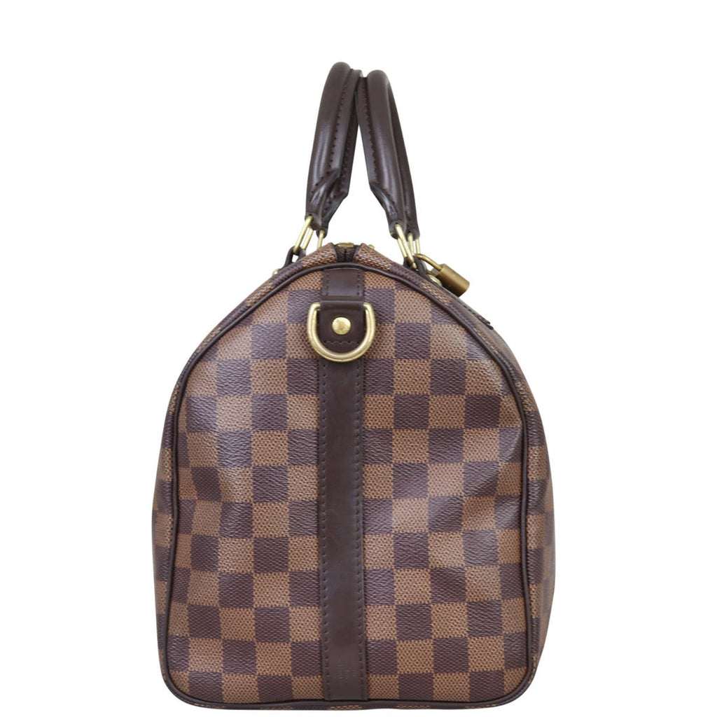 Louis Vuitton Speedy 30 Bandouliere Damier Ebene