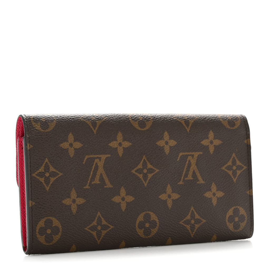 Monogram Emilie Wallet Fuchsia