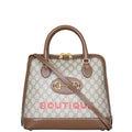 Gucci GG Supreme 1955 Horsebit Top Handle Bag Medium