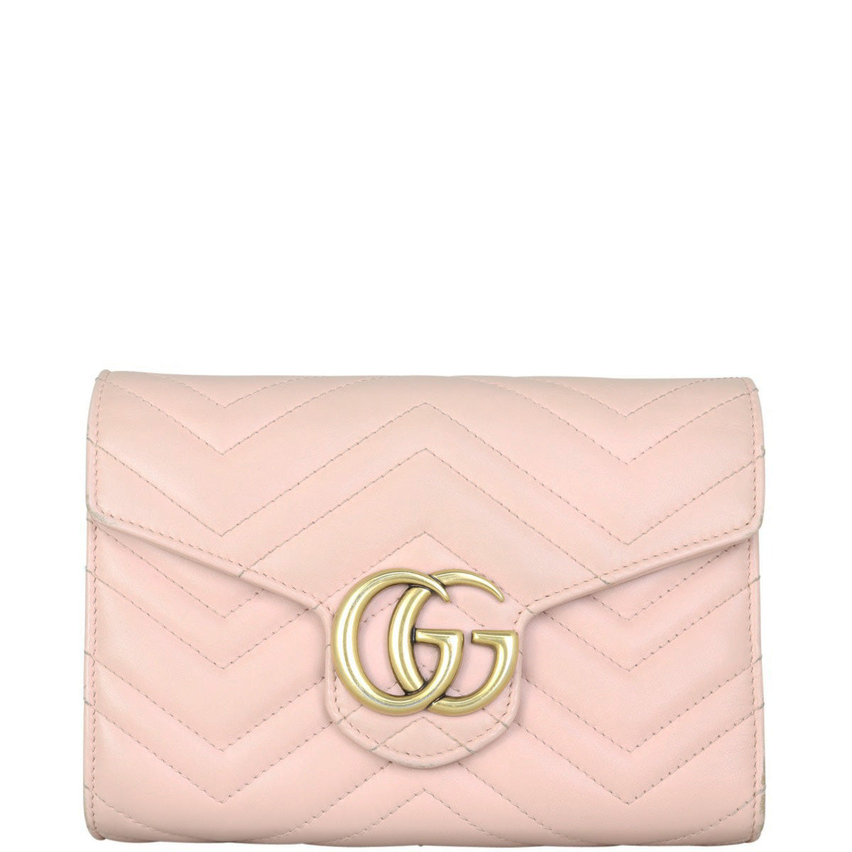 Gucci GG Marmont Matelasse Chain Wallet