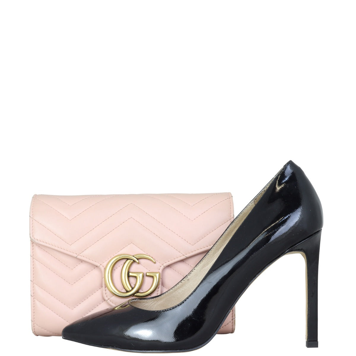 Gucci GG Marmont Matelasse Chain Wallet