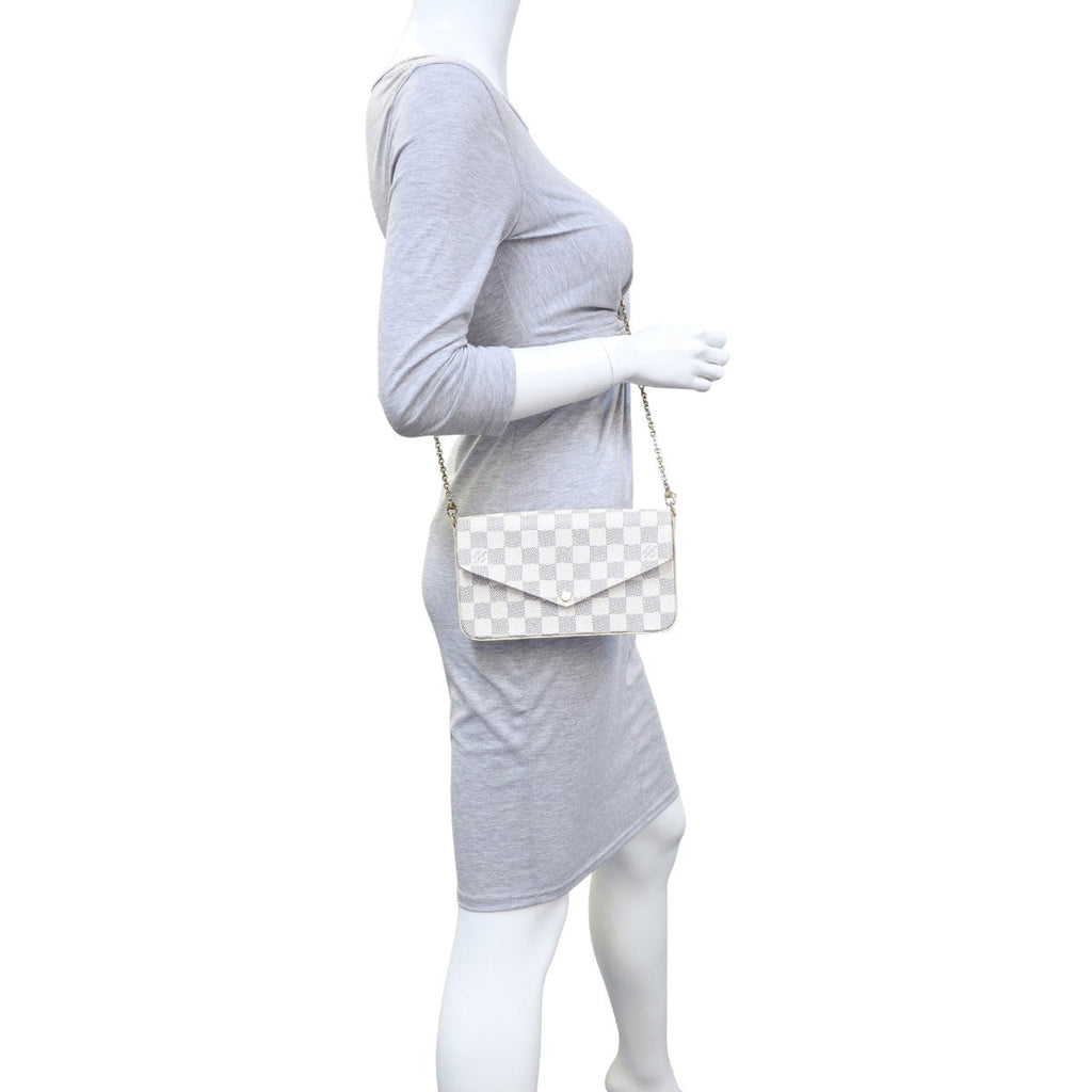 Louis Vuitton Felicie Pochette Damier Azur