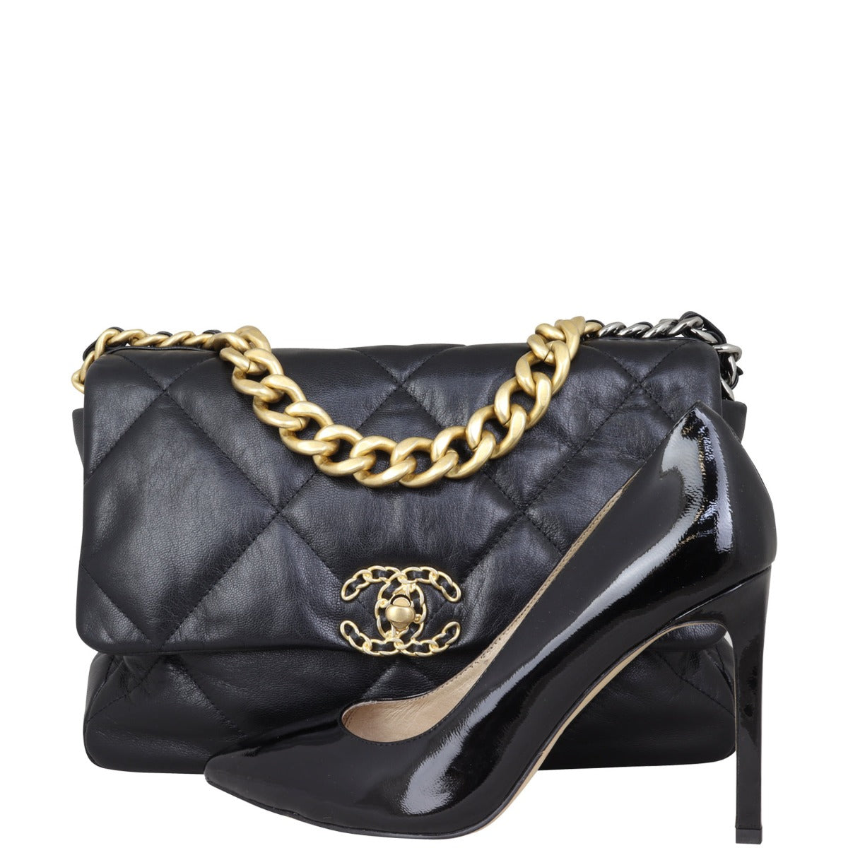 Chanel 19 Flap Bag Large | Black