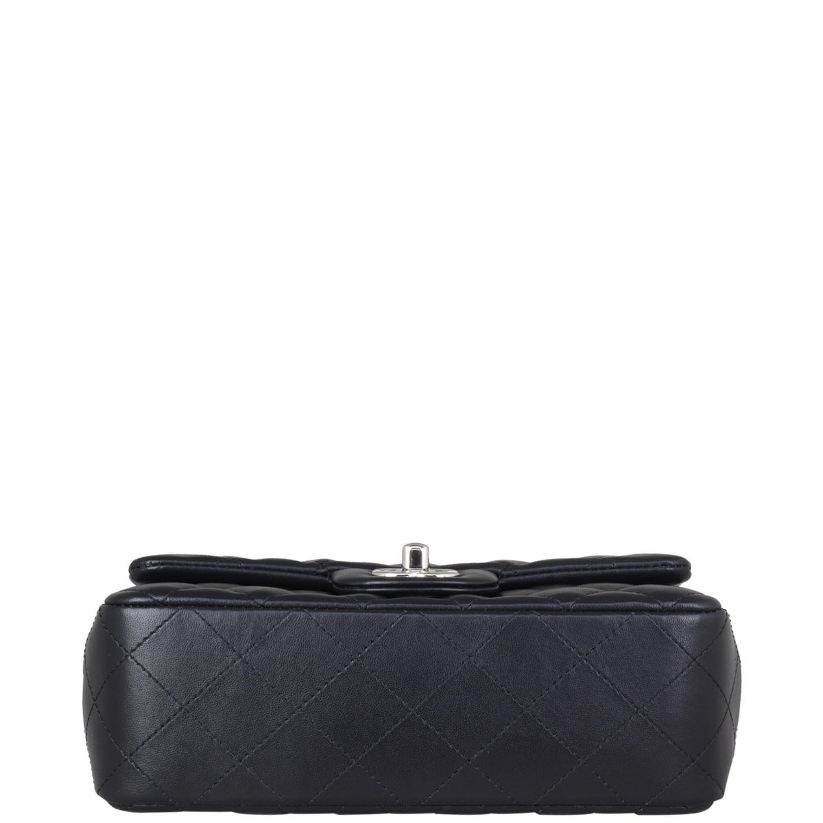Chanel Classic Flap Mini Rectangular Bag | Black Lambskin SHW