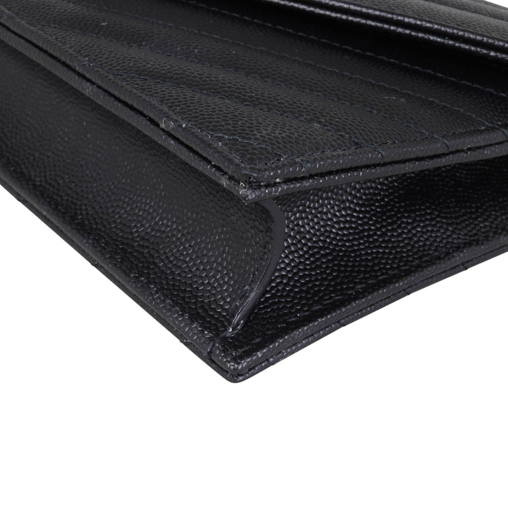 Saint Laurent Monogram Envelope Chain Wallet