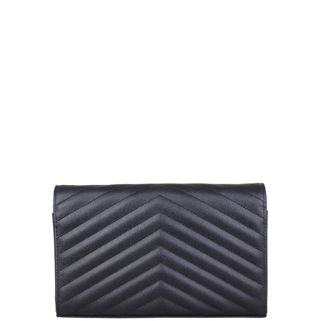 Saint Laurent Monogram Envelope Chain Wallet