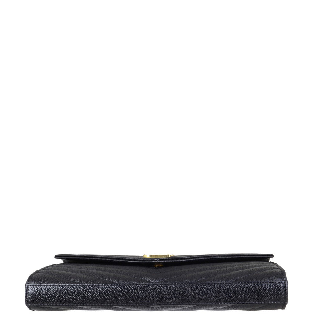 Saint Laurent Monogram Envelope Chain Wallet