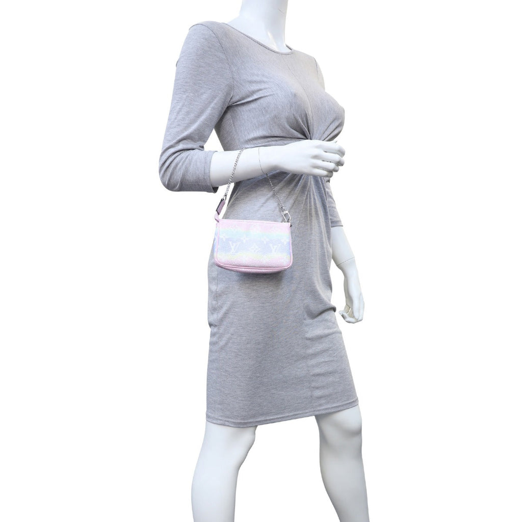 Louis Vuitton Mini Pochette Accessoires Monogram Escale Pastel