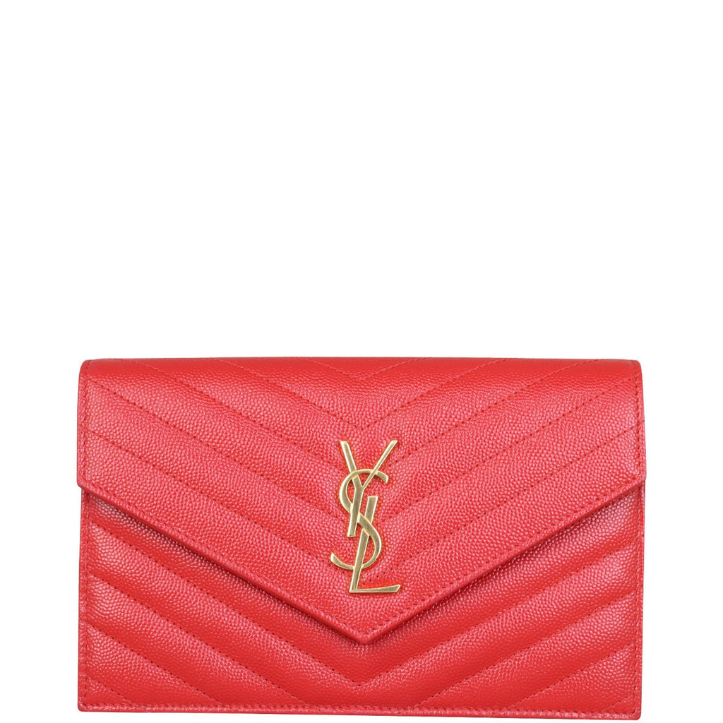 Saint Laurent Envelope Chain Wallet