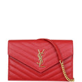 Saint Laurent Envelope Chain Wallet