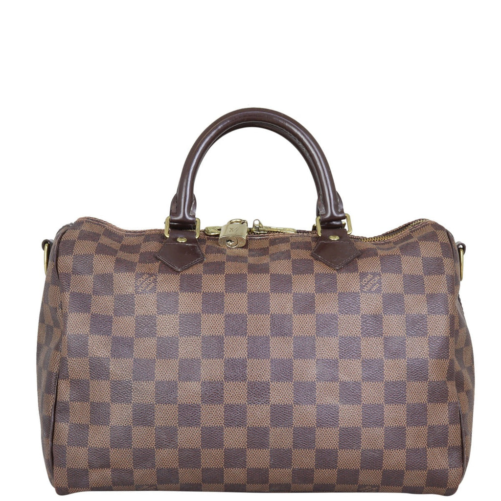 Louis Vuitton Speedy 30 Bandouliere Damier Ebene