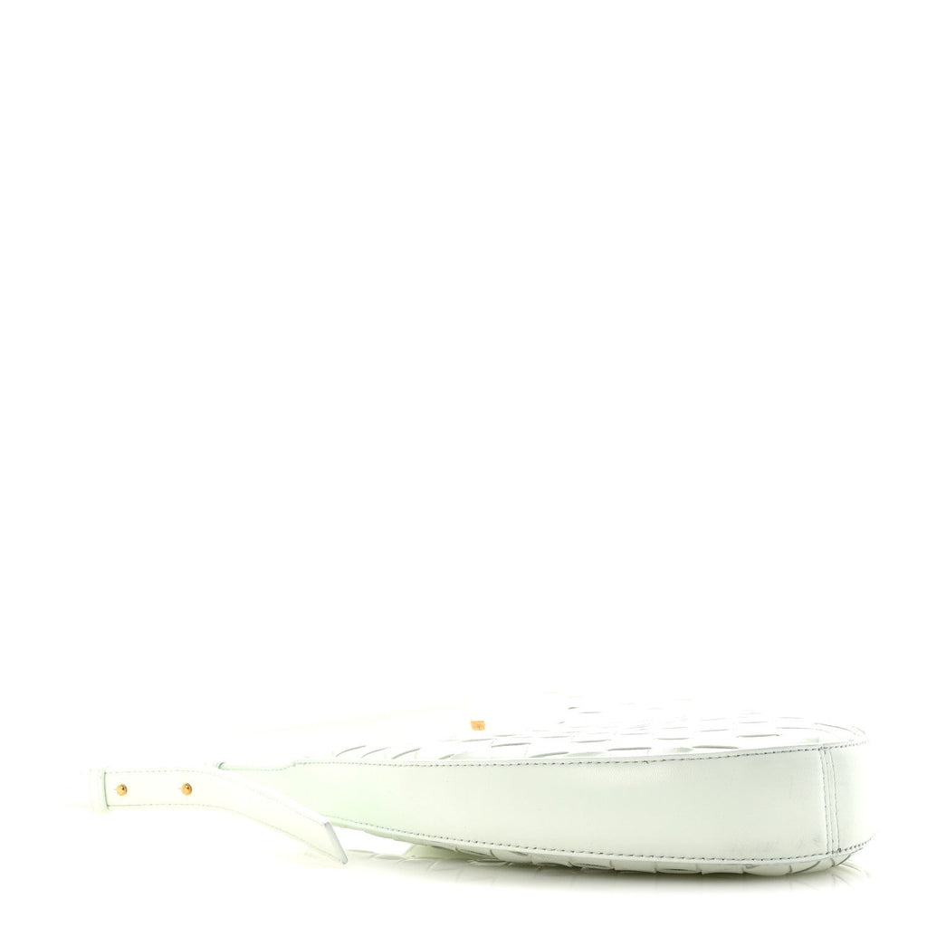Nappa Intrecciato Small Drop Shoulder Bag Glacier