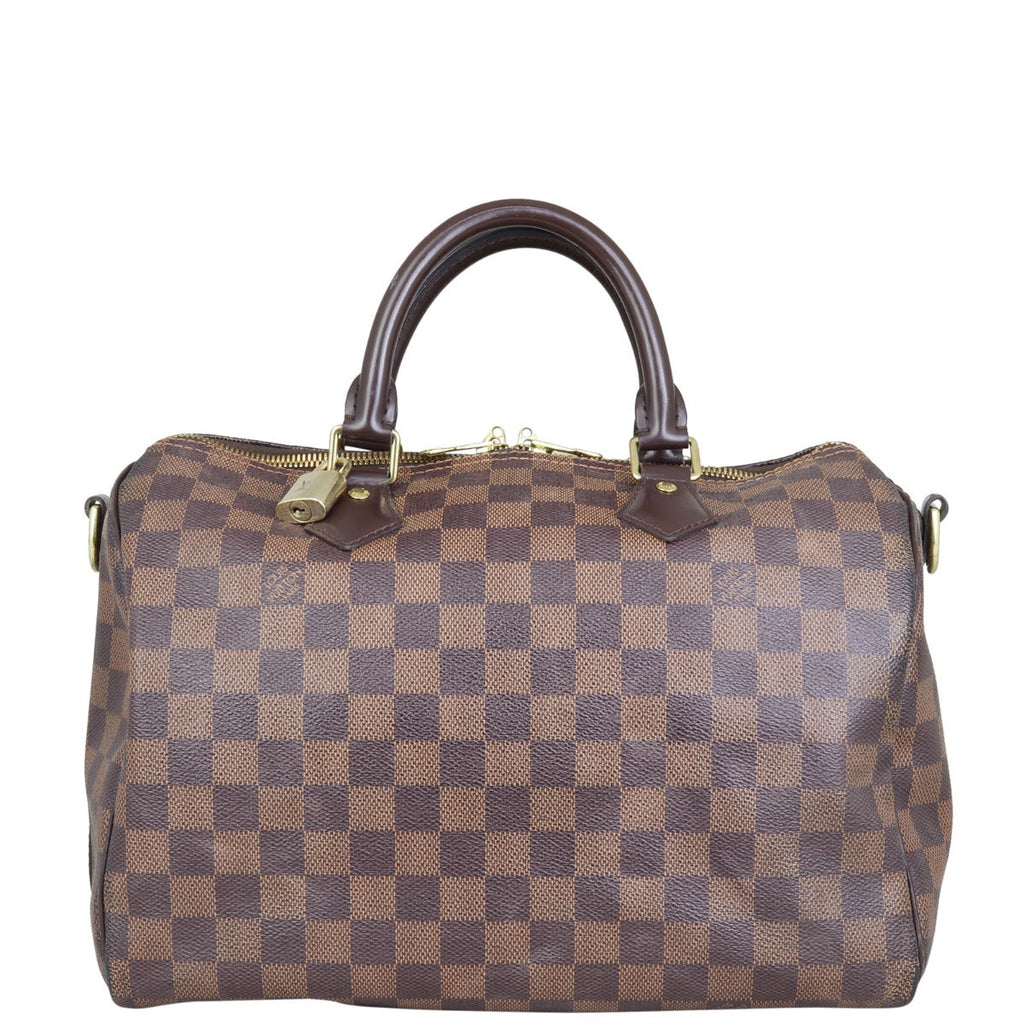 Louis Vuitton Speedy 30 Bandouliere Damier Ebene