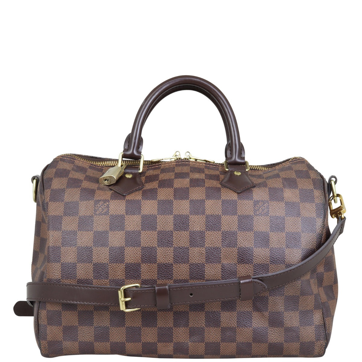 Louis Vuitton Speedy 30 Bandouliere Damier Ebene