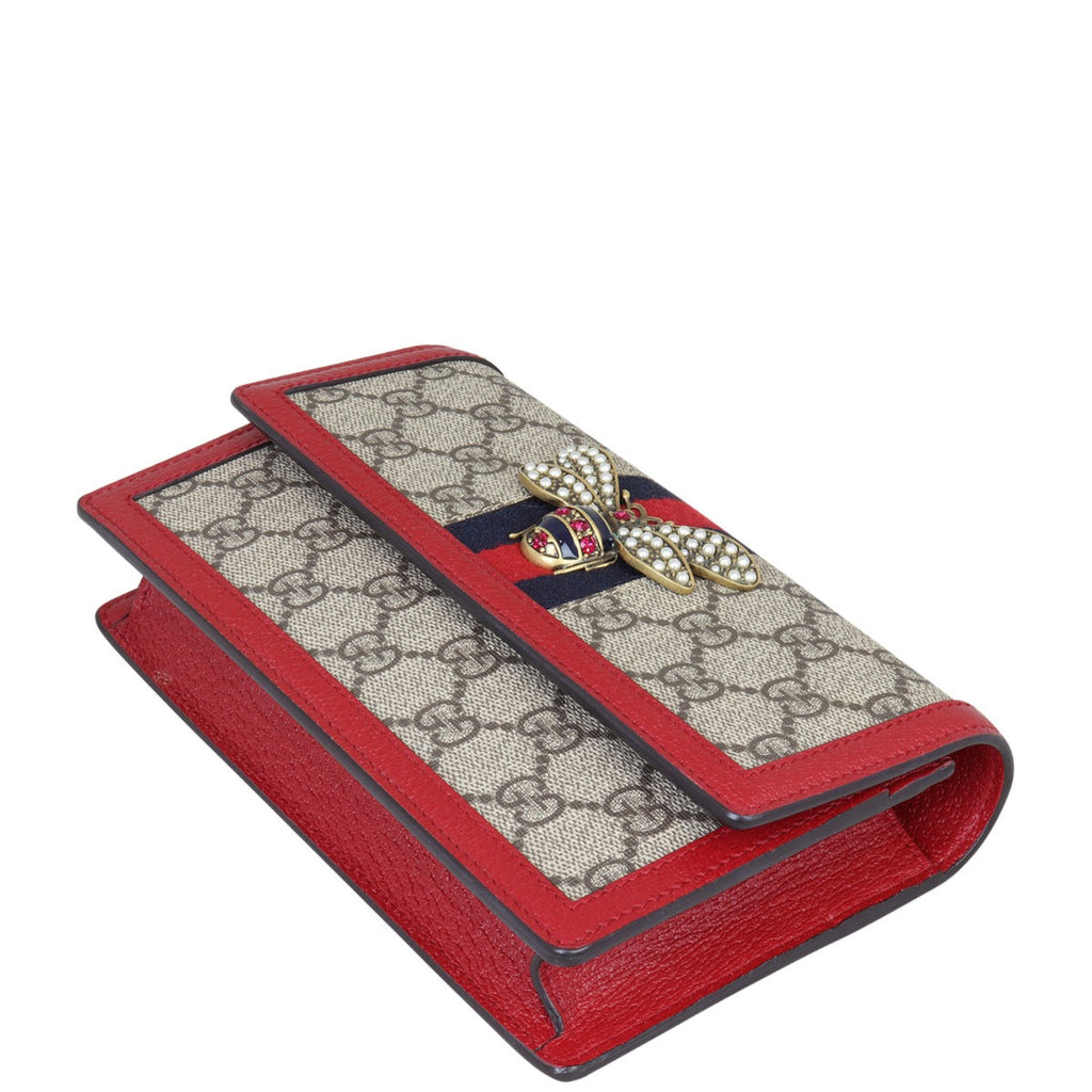 Gucci GG Supreme Queen Margaret Wallet on Chain