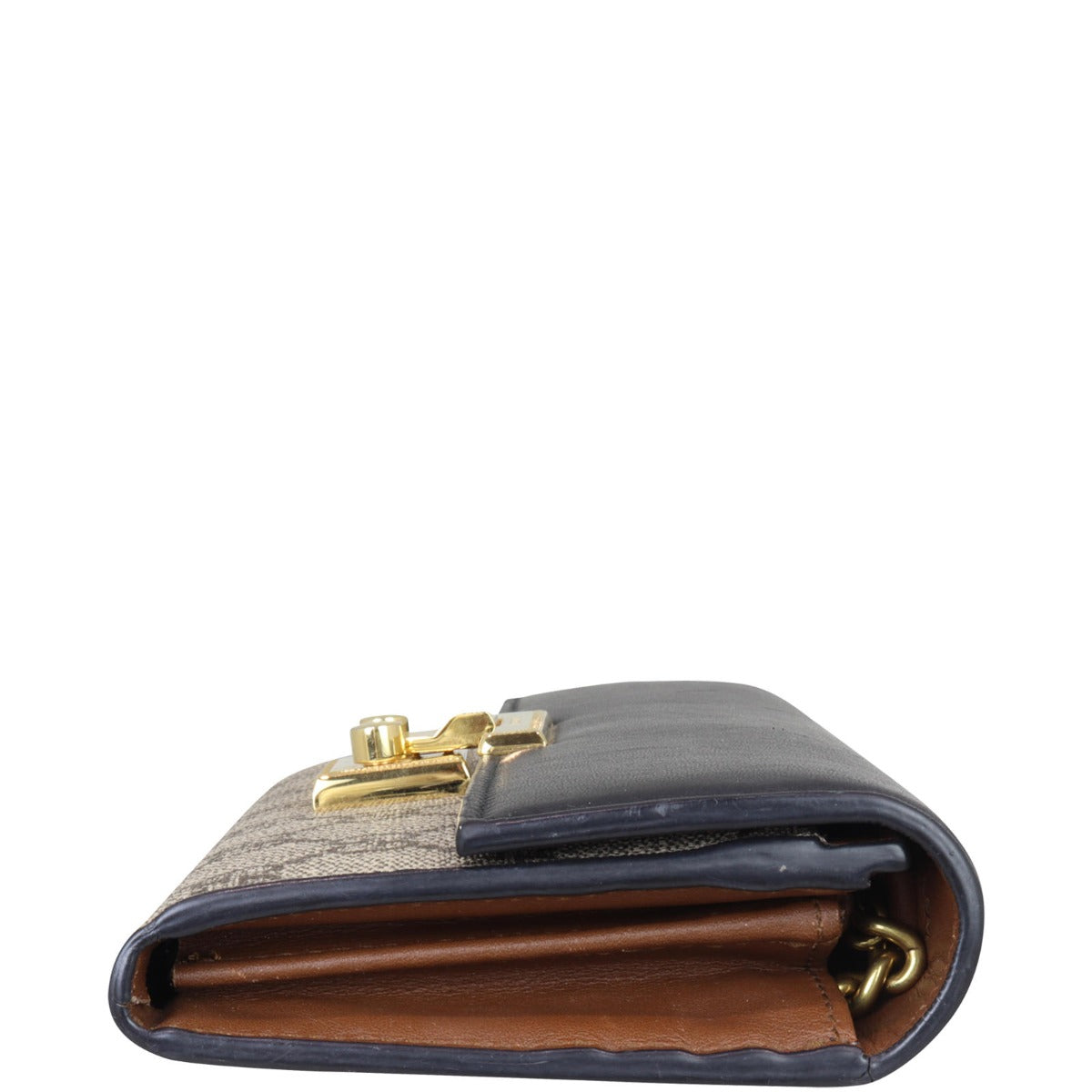 Gucci GG Supreme Continental Padlock Wallet on Chain