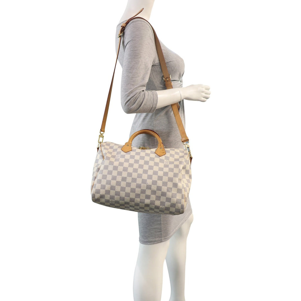 Louis Vuitton Speedy 30 Bandouliere Damier Azur