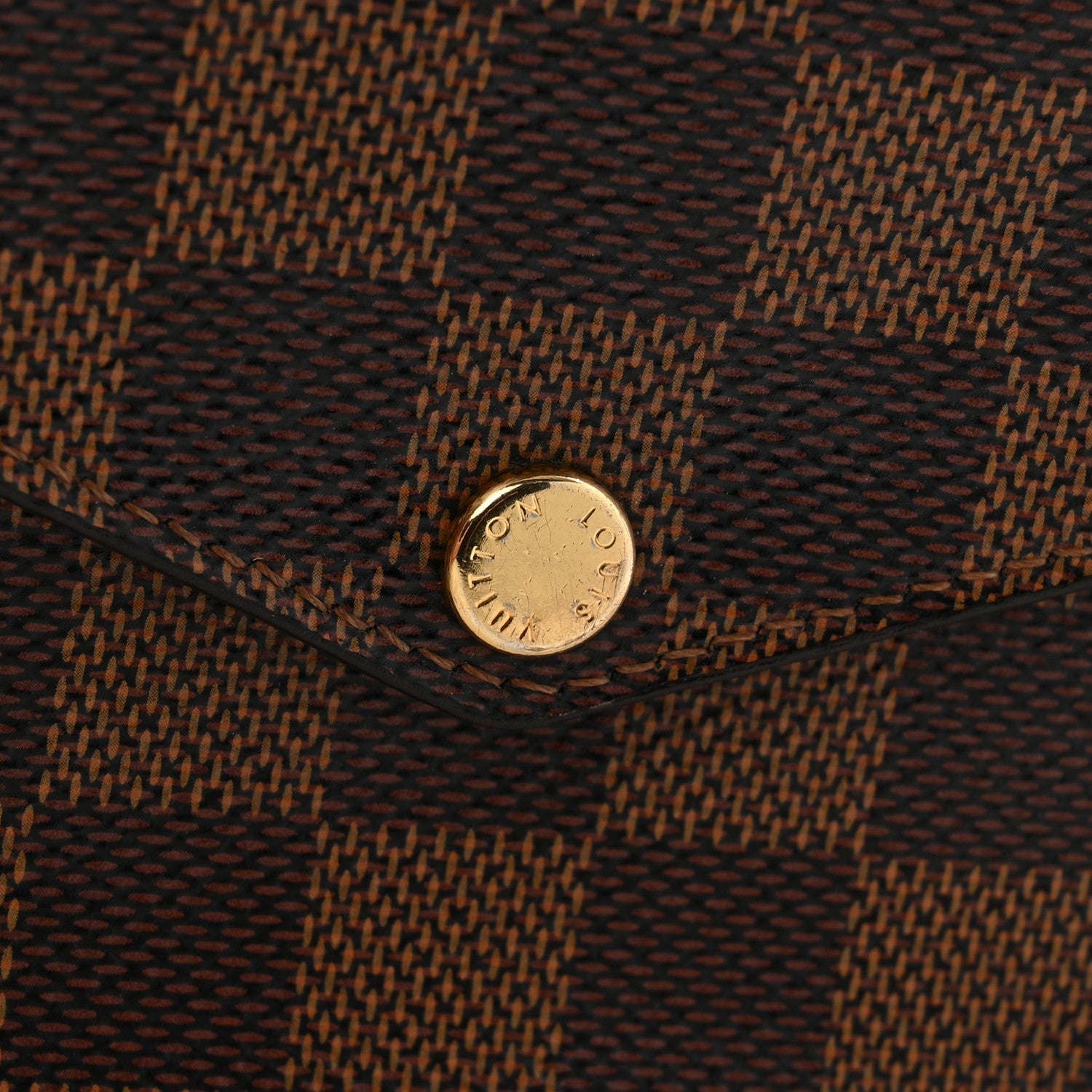 Damier Ebene Pochette Felicie Chain Wallet