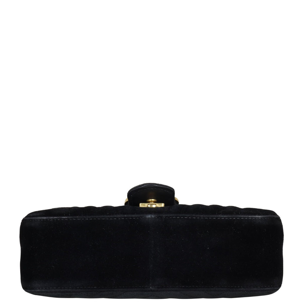 Gucci GG Marmont Small Velvet Shoulder Bag