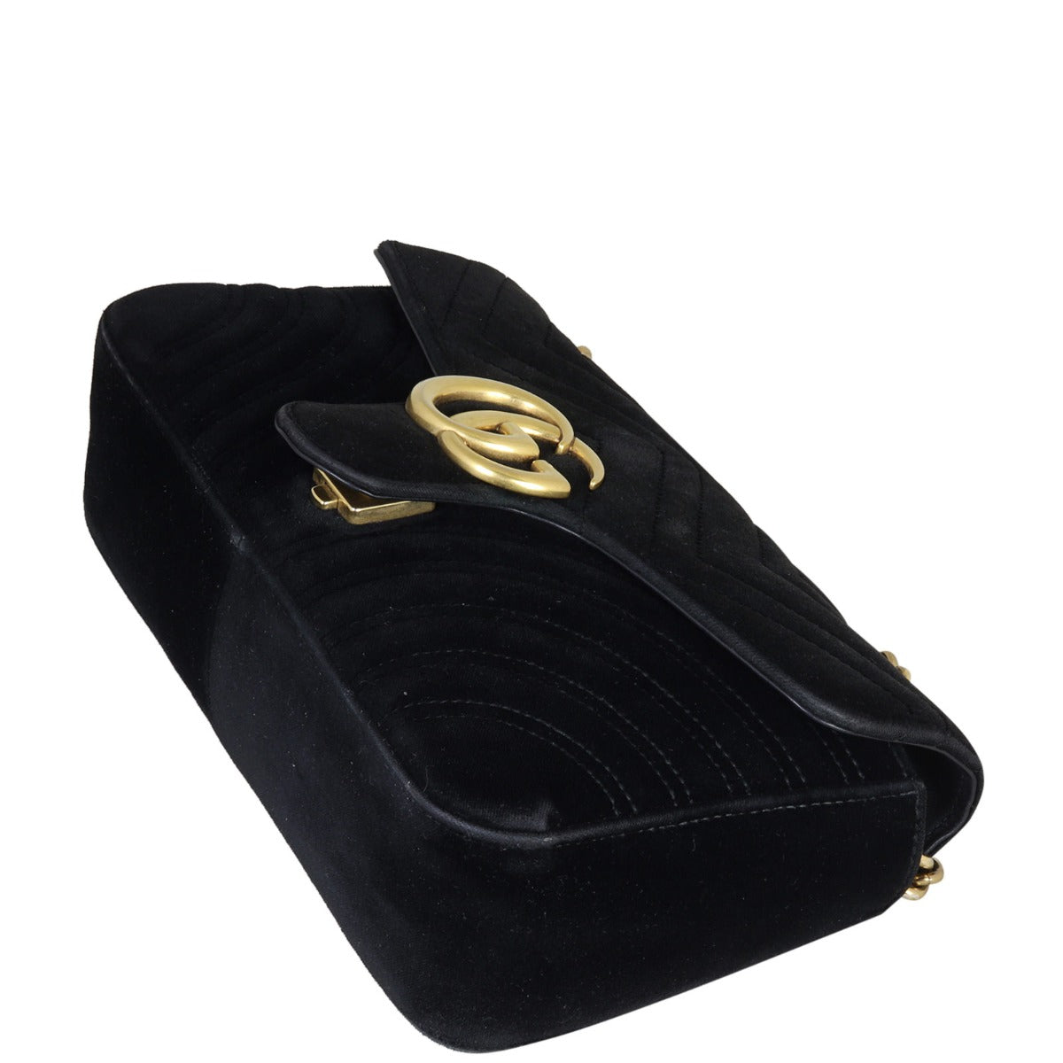 Gucci GG Marmont Small Velvet Shoulder Bag