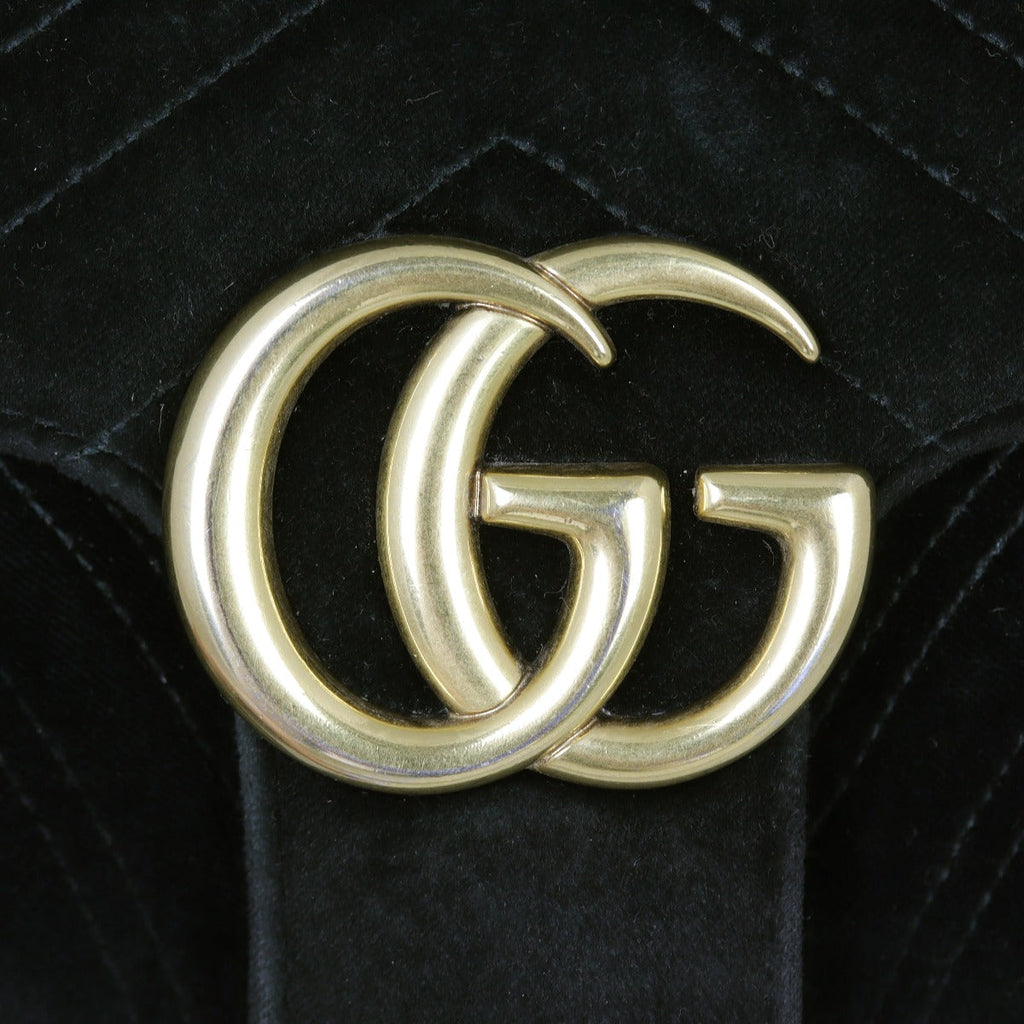Gucci GG Marmont Small Velvet Shoulder Bag