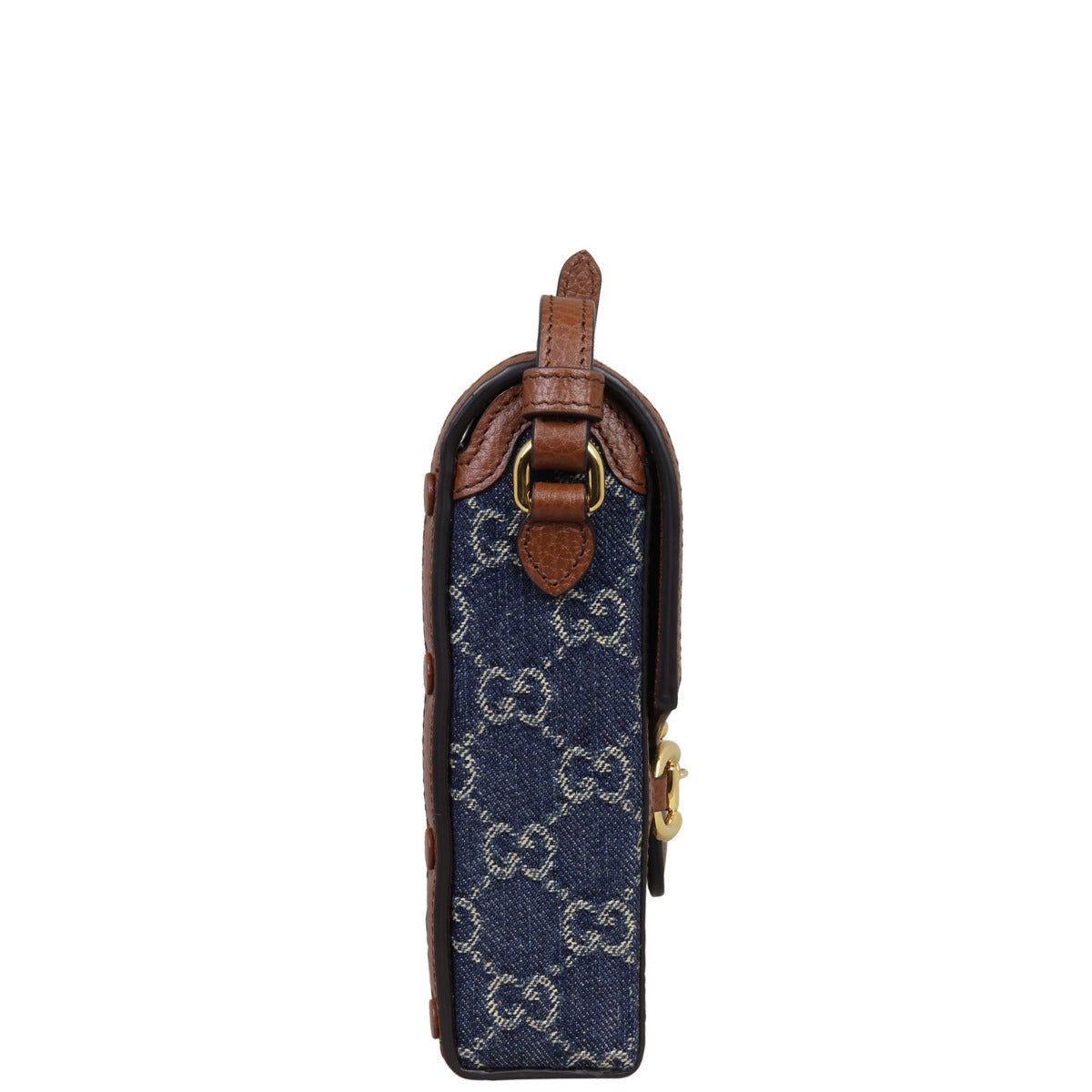 Gucci GG Denim Horsebit 1955 Mini Bag