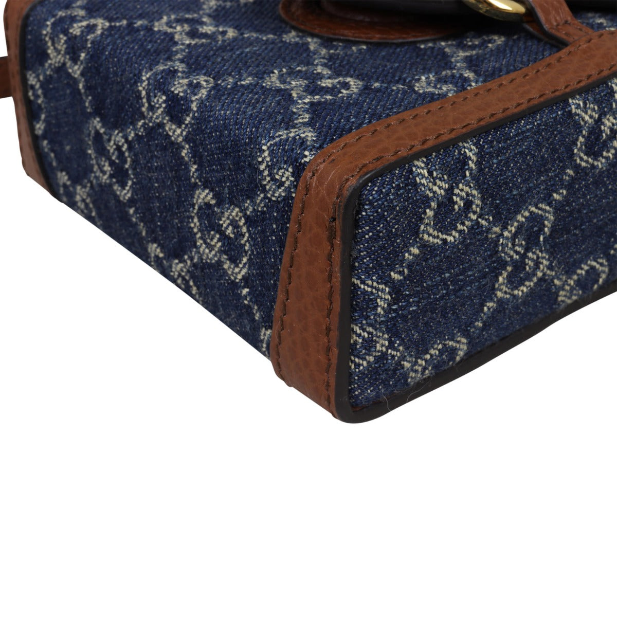 Gucci GG Denim Horsebit 1955 Mini Bag