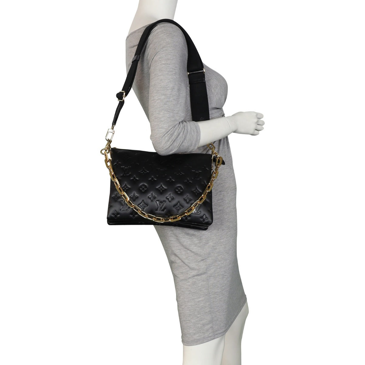 Louis Vuitton Coussin PM Monogram Embossed Lambskin